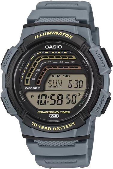 Montre Casio Homme TIMELESS COLLECTION in Résine WS-1800-2AVEF - WS-1800-2AVEF